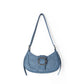 Women's Korean Contrast Color Baguette Advanced Texture Bags