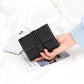 Women's Contrast Color First Layer Cowhide Hand-held Ladies Wallets