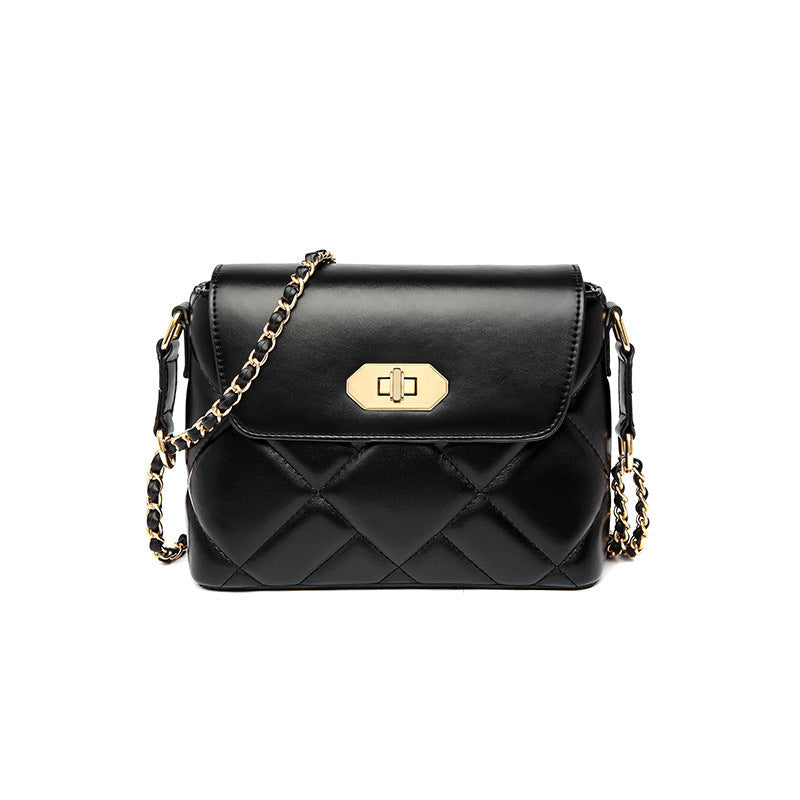 Women's Design Rhombus Chain Fashion Pouches Fashionable Crossbody Bags