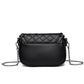Spring Rhombus Embroidery Chain Soft Leather Shoulder Bags