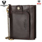 Men's Creative Leather Zip Large Capacity Purses
