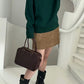 Women's First Layer Cowhide Leather Feather Retro Handbags
