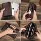 Men's Black Angel First Layer Cattlehide Leather Men's Handbags