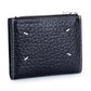 Women's First Layer Cowhide Elephant Pattern Short Ladies Wallets