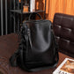 Women's Fashion Retro Large Capacity Soft Leather Textured Backpacks