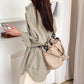 Large Capacity Canvas Drawstring Nylon Cloth Shoulder Bags
