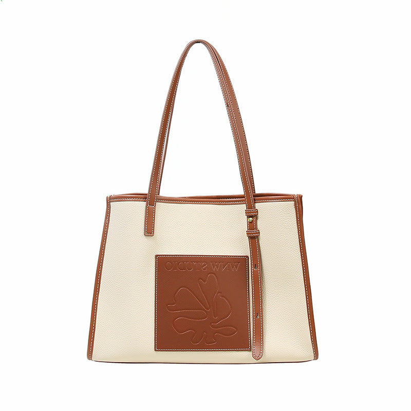 Women's Genuine Leather Large Easy Niche Cow Shoulder Bags