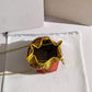 Women's Volcanic Rock Colorful Drawstring Rhinestone Handbags