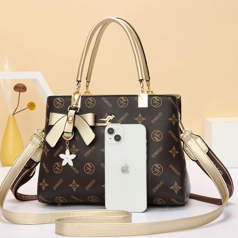 Women's Elegant Mom Simple Fashionable Korean Style Handbags