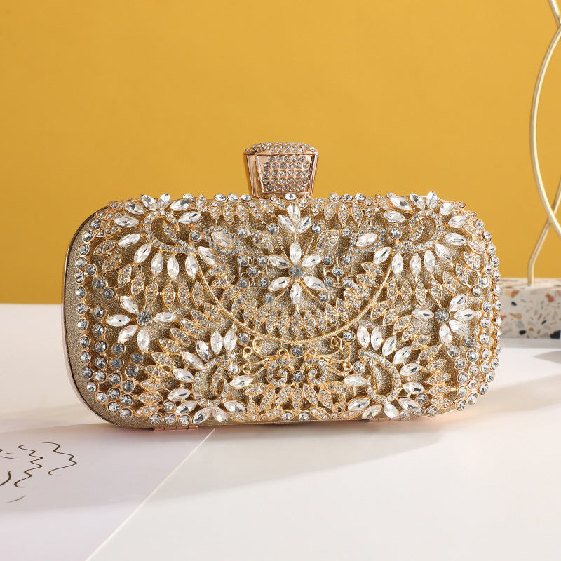 Rhinestone Dinner Party Pattern Large Capacity Bags