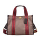 Canvas Contrast Color Portable Retro Fashion Tote Bags