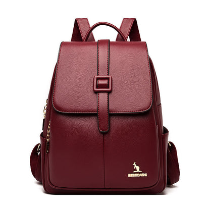 Women's Simple Trendy Large Capacity Korean Style Backpacks