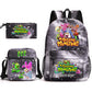 Game Monster Concert Pencil Three-piece Set Backpacks