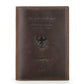 Angel Retro Crazy Horse Leather Swiping Men's Wallets