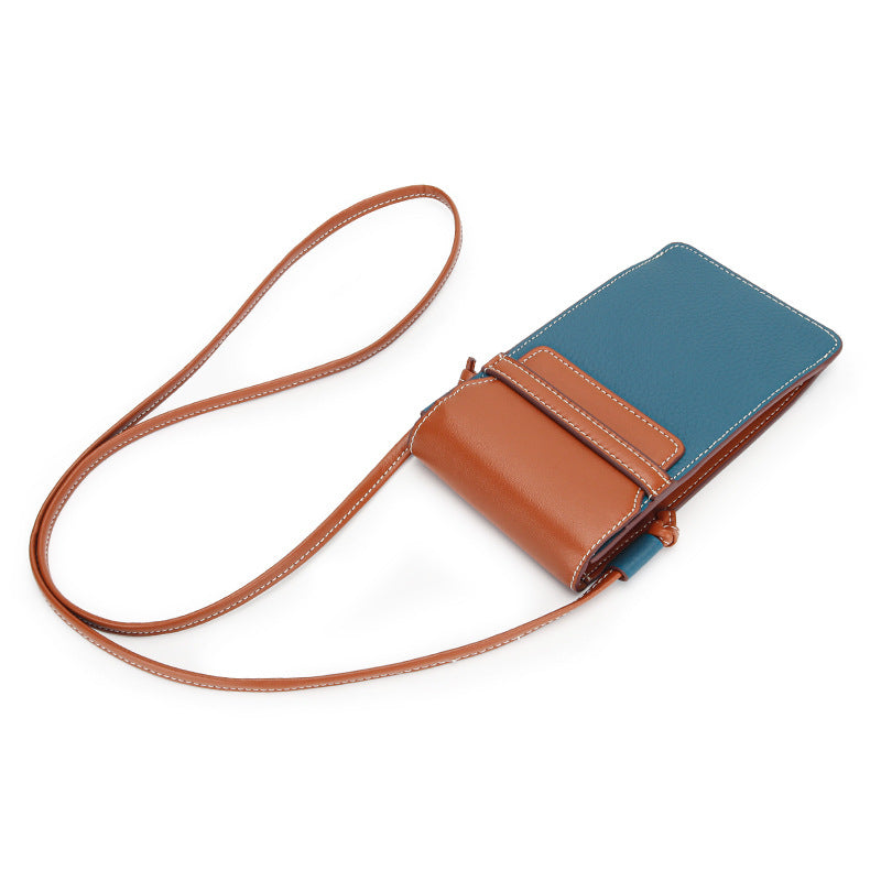 Women's Layer Leather Simple Fashion Genuine Vertical Bags