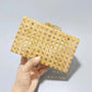 Women's Dinner Vintage Rattan Fashion Acrylic Chain Evening Bags