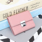 Women's Pure Top Layer Cowhide Short Fashion Ladies Wallets