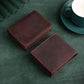 Men's Leather Retro Crazy Horse Minimalist Business Ladies Wallets