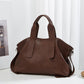 Women's Capacity Portable Korean Style Solid Color Tote Bags