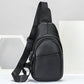 Men's Leather First Layer Trendy Large Capacity Men's Chest Bags