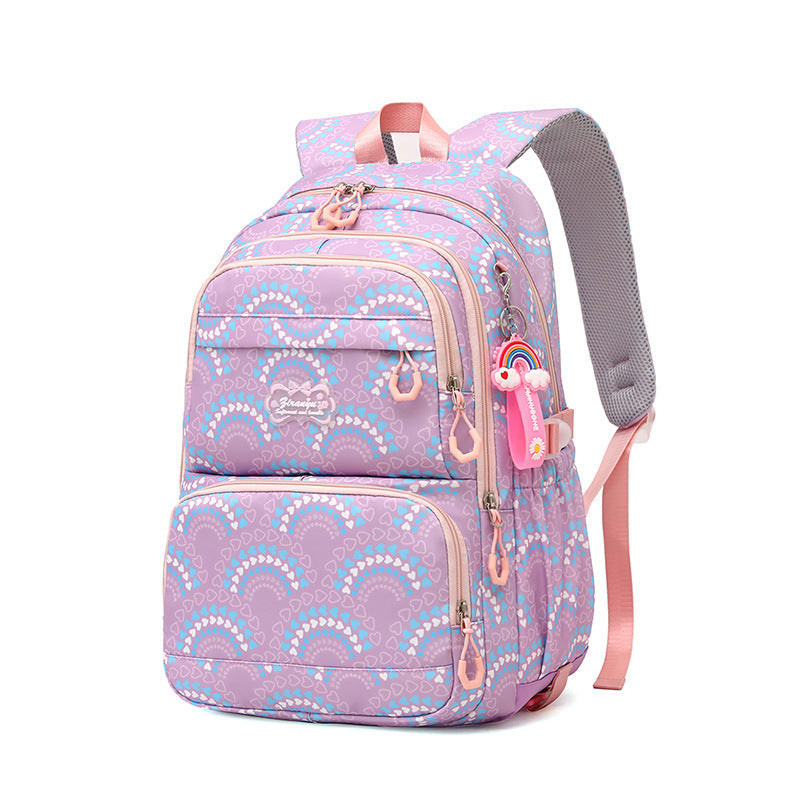 Natural Fish Large Capacity Burden Alleviation Middle School Students' Schoolbags