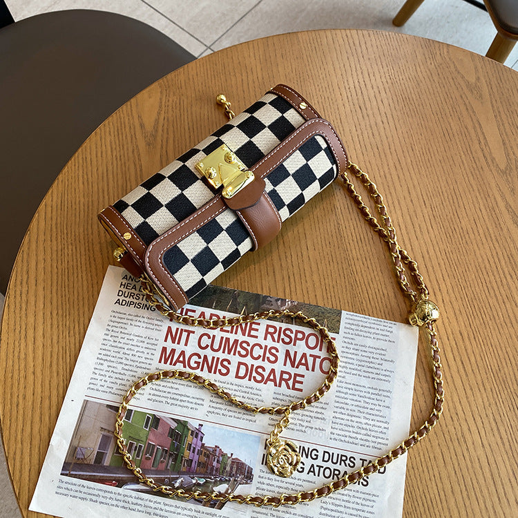 Women's Elegant Babylonian Chain Cover Portable Shoulder Bags