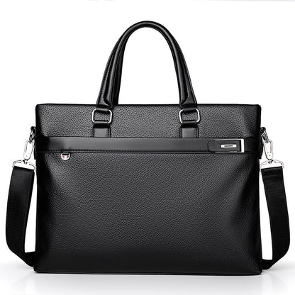 Men's Document Authentic Leather Tactile Feel Tide Men's Handbags