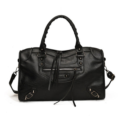 Women's Niche Rivet Motorcycle Hot High-grade Large Bags