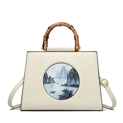 Women's Chinese Style One Spring Versatile Large Crossbody Bags