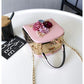 Women's Trendy Fashion Flower Chain Mini Crossbody Bags