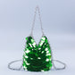 Women's Shiny Metal Scale Sequin Hand-woven Banquet Crossbody Bags