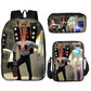 Toilet Primary Secondary Monitor Three-piece Set Elementary School Students' Schoolbags