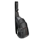 Men's Leisure Top Layer Cowhide Tourism Large Men's Chest Bags
