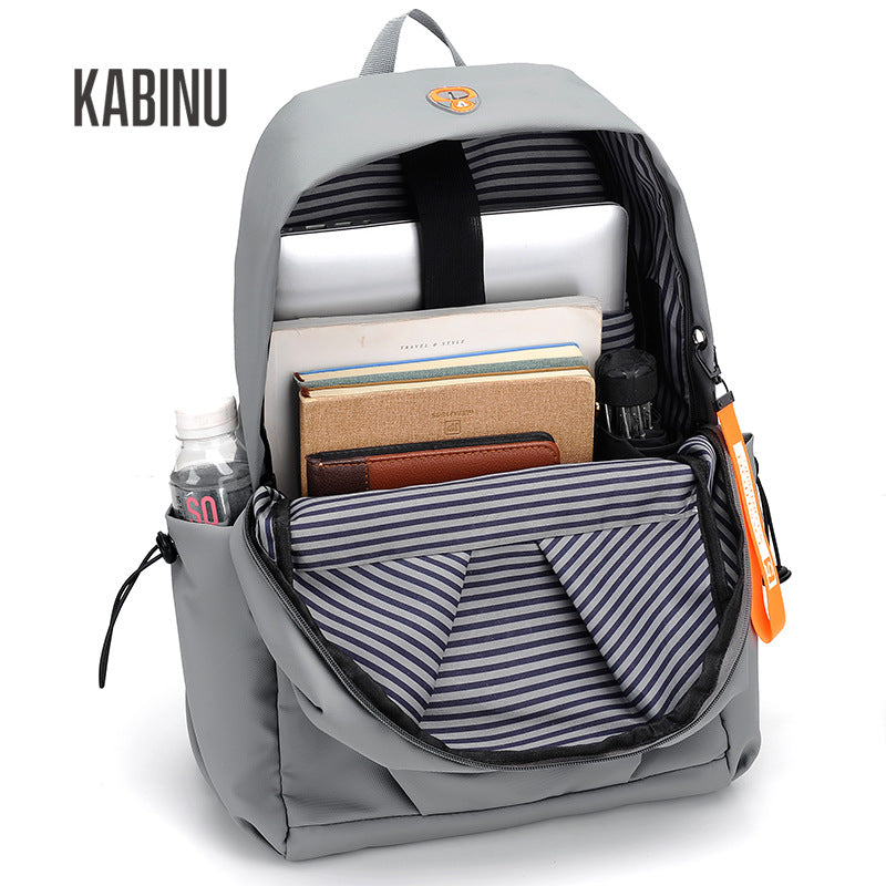 Simple Solid Color Business Commute Computer Backpacks
