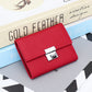 Women's Pure Top Layer Cowhide Short Fashion Ladies Wallets