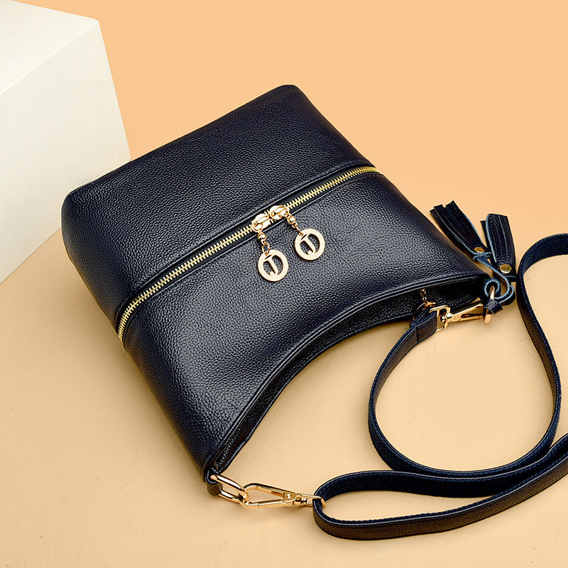 Women's Large Capacity High-grade Versatile Texture Tassel Crossbody Bags