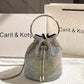 Women's Rhinestone Summer Affordable Luxury Fashion Leisure Bucket Bags