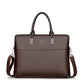 Men's Classy Slouchy Glamorous Horizontal Leather Men's Briefcases