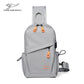 Men's Comfortable Kangaroo Fashion Large Capacity Men's Chest Bags