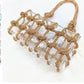 Storage Box Banquet Handcraft Braiding Rope Small Square Bags