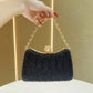 Retro Style Fashion Diamond Rhinestone Chain Handbags