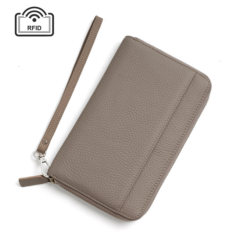 Women's Large Capacity Passport Multiple Slots Document Ladies Wallets