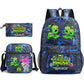 Game Monster Concert Pencil Three-piece Set Backpacks