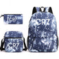 Pencil Three-piece Canvas Large Capacity Leisure Shoulder Bags