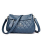 Women's Soft Leather Rhombus Fashion Large Capacity Crossbody Bags