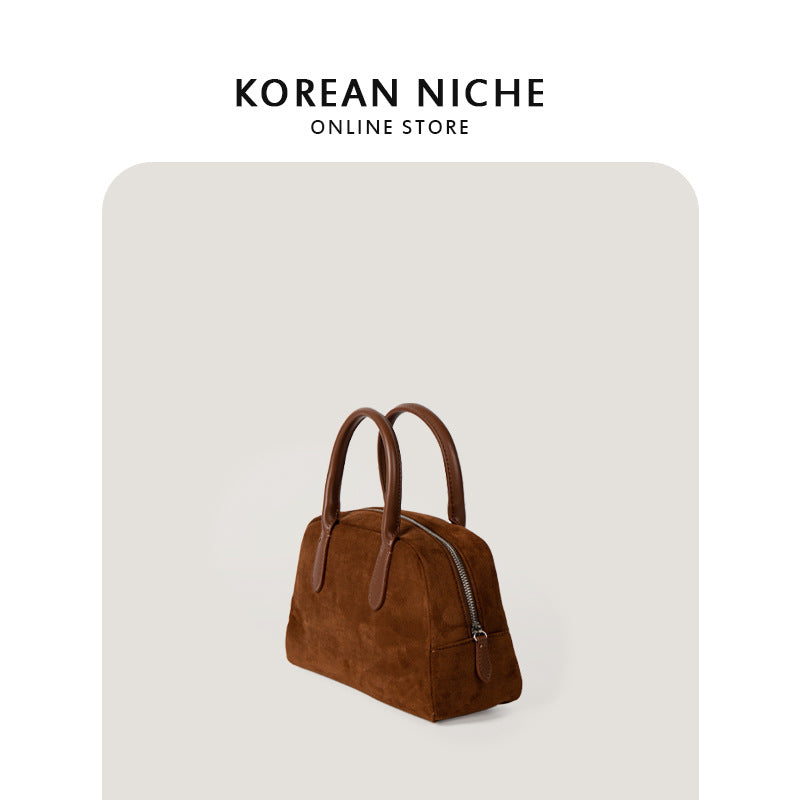 Korean Niche Design Suede Versatile High Handbags