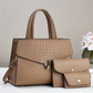 Women's Pretty Durable Elegant Texture Three-piece Handbags