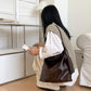 Women's Style Large Capacity Retro Dark Pattern Bags