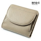 Mini Folding Simple Genuine Leather Female Ladies Wallets