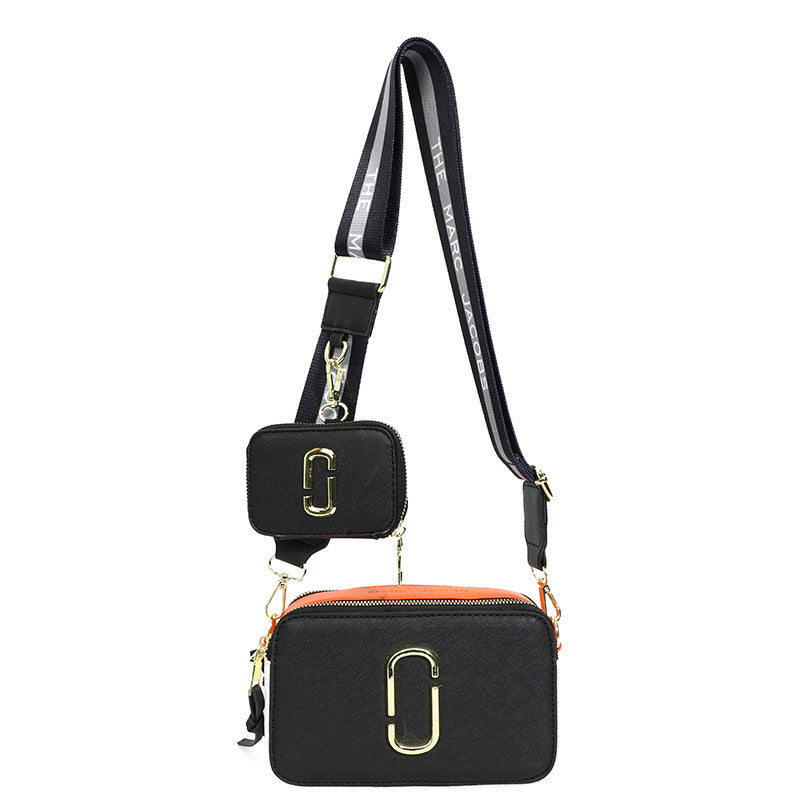 Creative Fashion Mother Retro Contrast Color Shoulder Bags